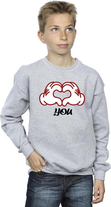 Image du produit Disney - Sweat MICKEY MOUSE LOVE YOU HANDS - Garçon (140, 146)