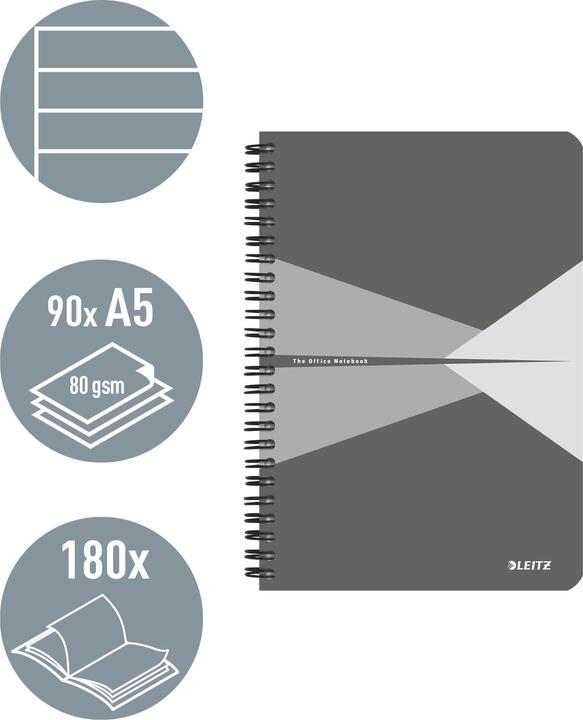 Actual product image Leitz Notebook Office (A5, Lined)