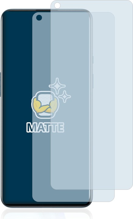 Actual product image BROTECT Anti-glare screen protector matt (2 Piece, OnePlus 9)