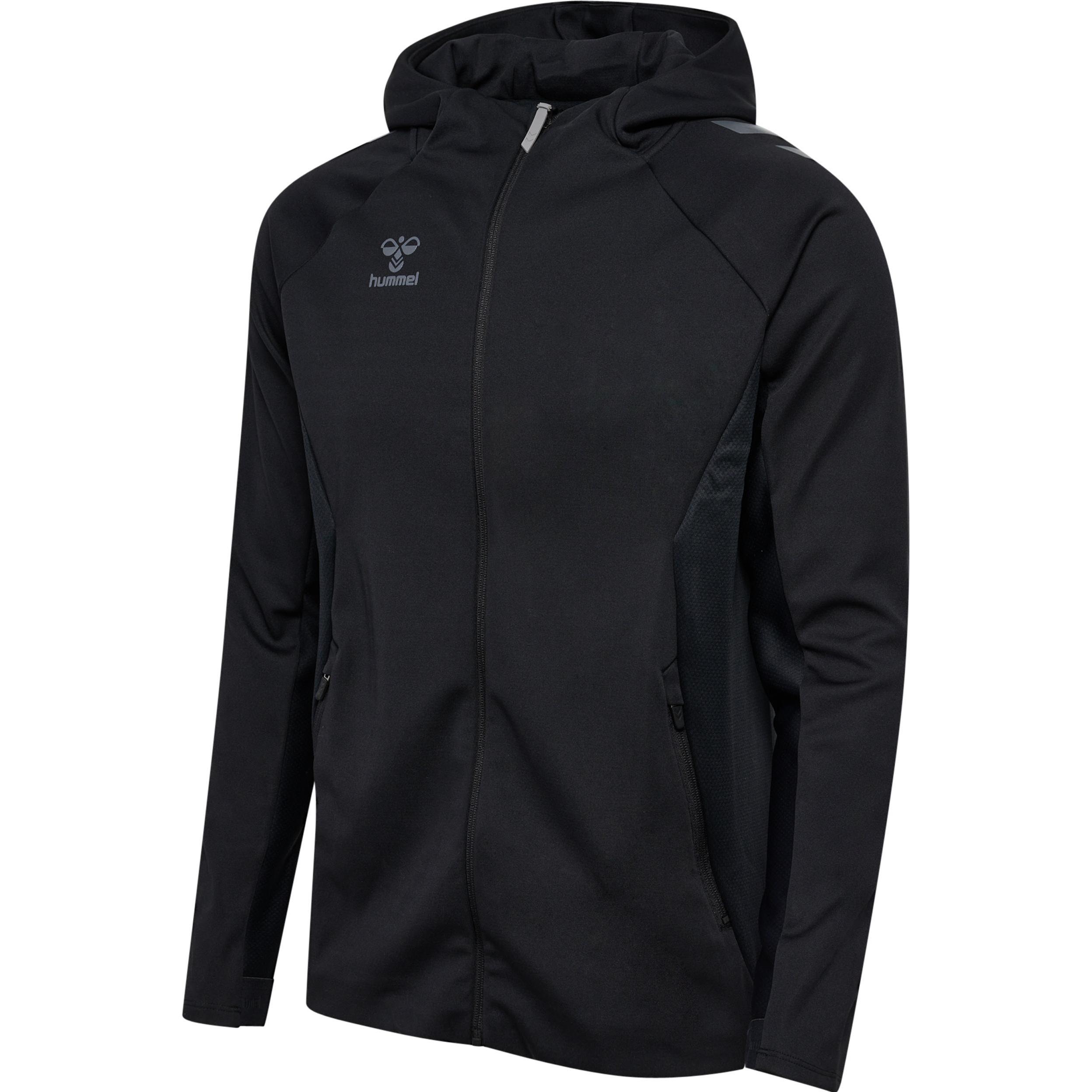 hummel, Herren, Pullover, hmlCIMA 2.0 ZIP HOODIE, Schwarz, (S)