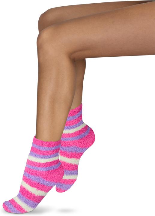 Produktbild Normani Kuschel-Socken Ringel (2er Pack, One Size)
