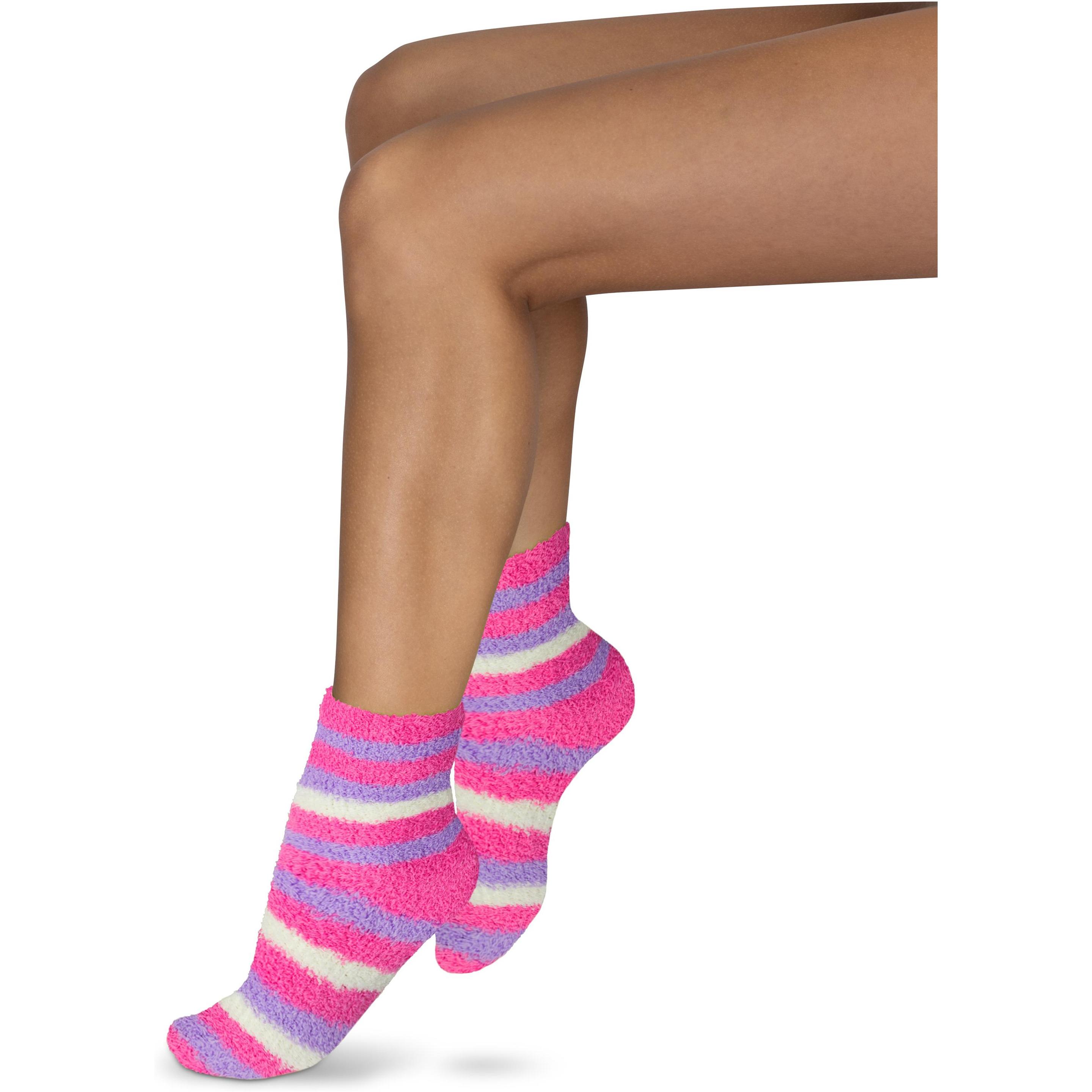 Thumbnail - Normani, Herren, Socken, Kuschel-Socken Ringel, Pink, (2er Pack, 36 - 41)