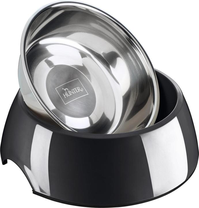 Produktbild Hunter Melamin-Napf mit Edelstahl-Innennapf (70 cl)