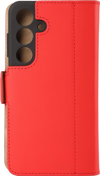 Actual product image Mike Galeli Book-Cover Echtleder Fabio cherry tomato (Samsung Galaxy S25)