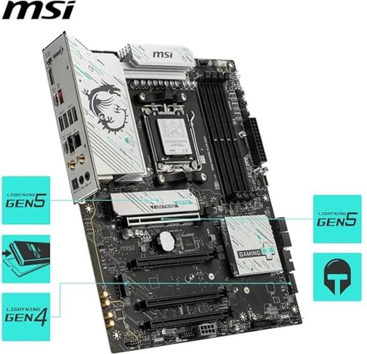 Produktbild MSI B850 GAMING PLUS WIFI (AM5, AMD B850, ATX)