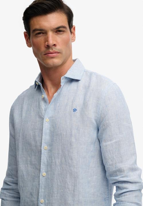 Produktbild Superdry Riviera Leinenhemd mit langen Ärmeln (XL)