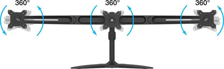 Actual product image Multibrackets EX Kit Triple (Table, 24")