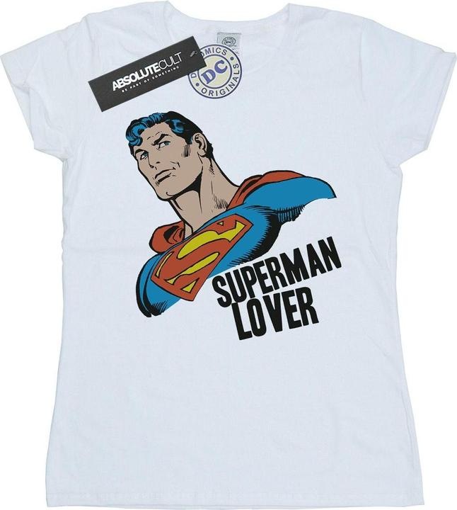 Actual product image Womens/Ladies Superman Lover Cotton T-Shirt (XXL)