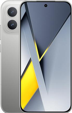 Actual product image Xiaomi Poco F8 Pro 5G Dual Sim 12GB RAM 256GB - Titanium Silver (256 GB, Silver, Titanium Silver, 6.59", Dual SIM, 5G)