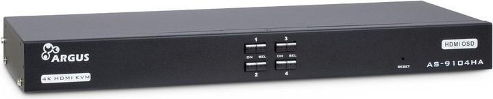 Image du produit Intertech Commutateur KVM AS-9104HA Rackmount HDMI, 4xHDMI/USB