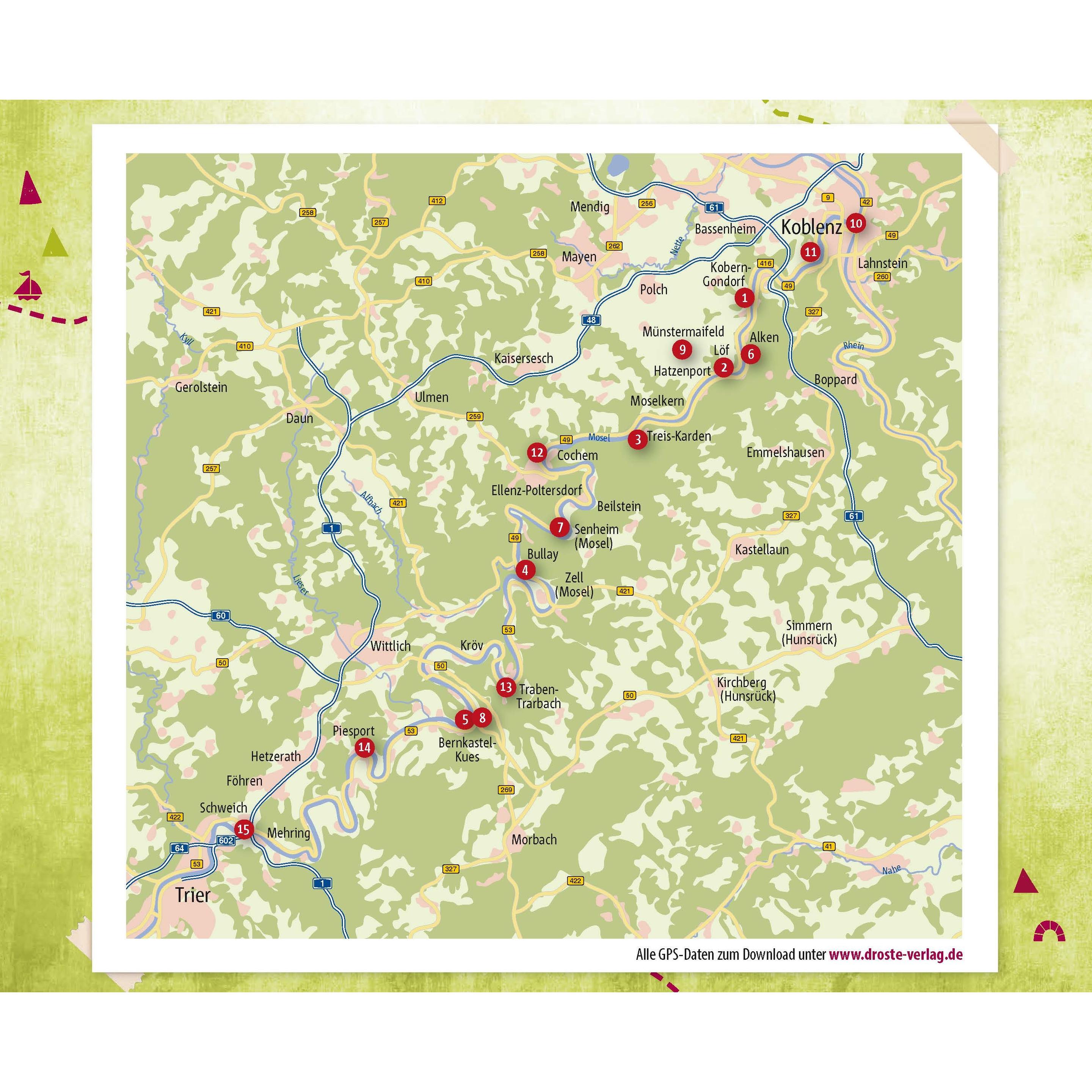 Thumbnail - Mosel. Radeln für die Seele, Ratgeber von Jörg Schmitt-Kilian