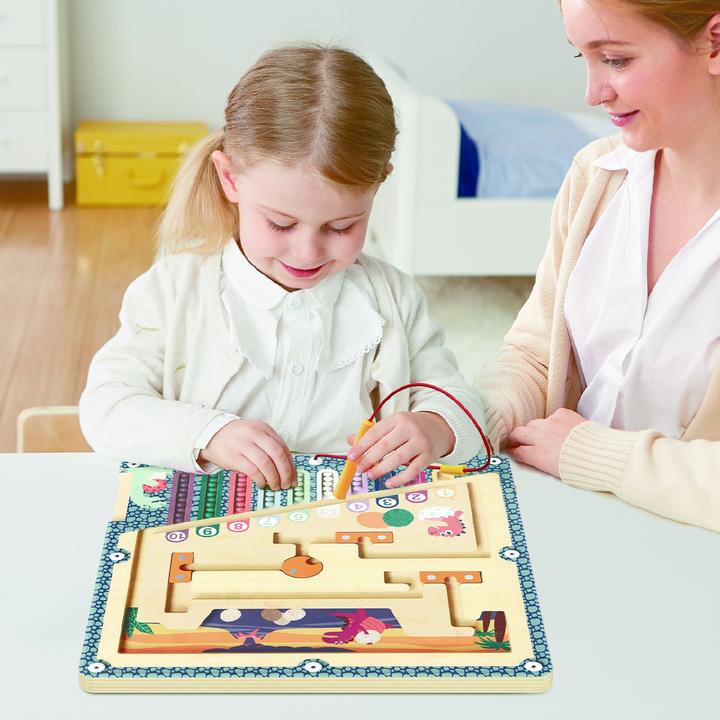 Actual product image Topbright Toys Magnetic dinosaur learning game (French, Spanish)