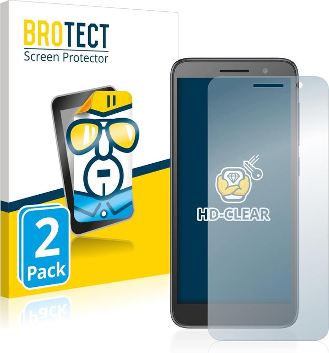 Produktbild BROTECT Schutzfolie für Orange Rise 54 Displayschutz Displayschutzfolie Folie Klar Transparent (2 Stk., Orange Rise 54)