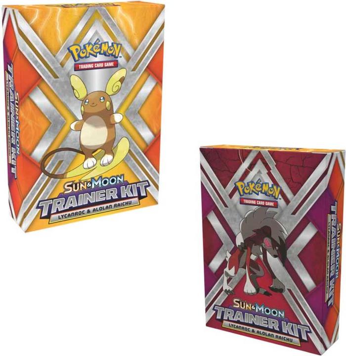 Produktbild Pokémon Sun & Moon Trainer Kit Lycanroc & Alolan Raichu (Englisch, Elite / Top Trainer Box)