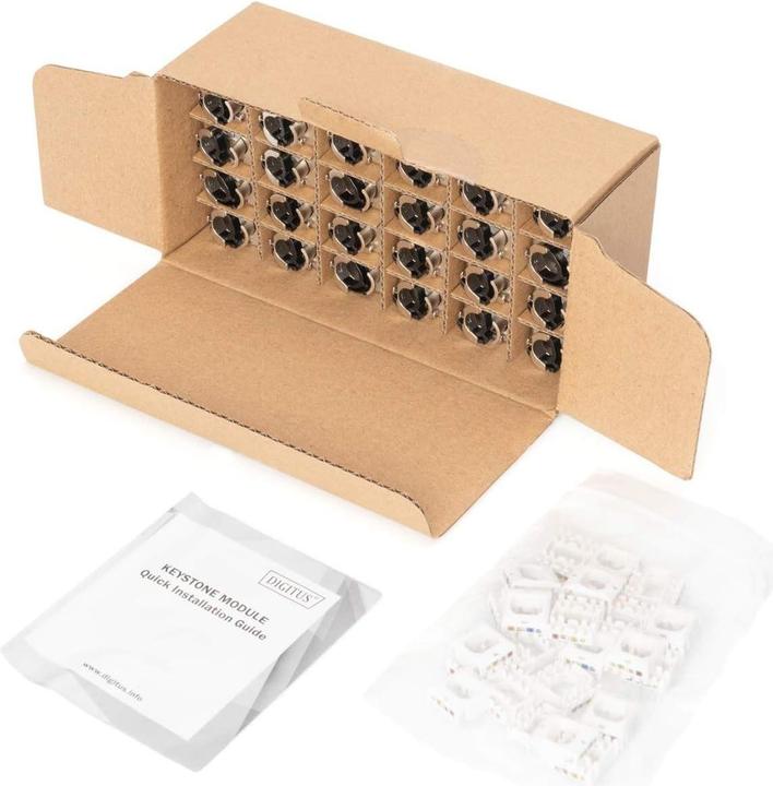 Actual product image Digitus CAT 6A Keystone Module,gesch. (Keystone module)