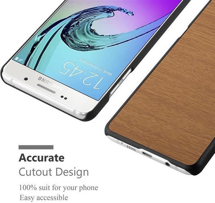 Image du produit Cadorabo Couverture en bois TPU (Samsung Galaxy A5 (2016))