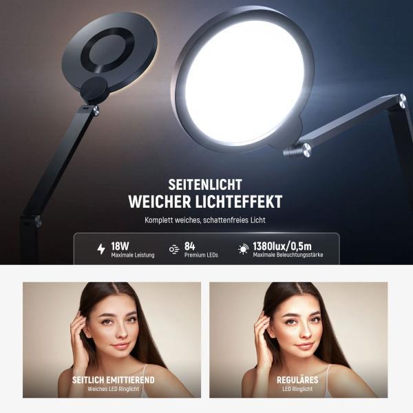 Actual product image Neewer Ringlicht R18 LED-Leuchte mit Tischhalterung (Ring light)