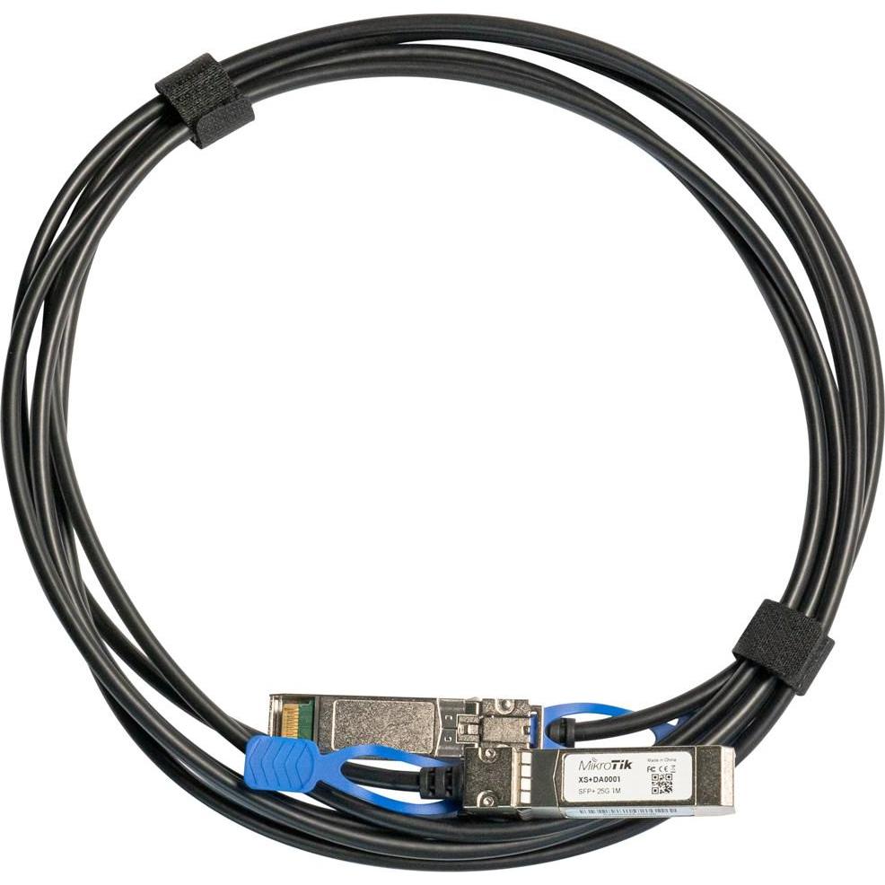 MikroTik 1m Direct attach cable SFP 1G SFP+ 10G 25G SFP28 support (1 m), Netzwerkkabel