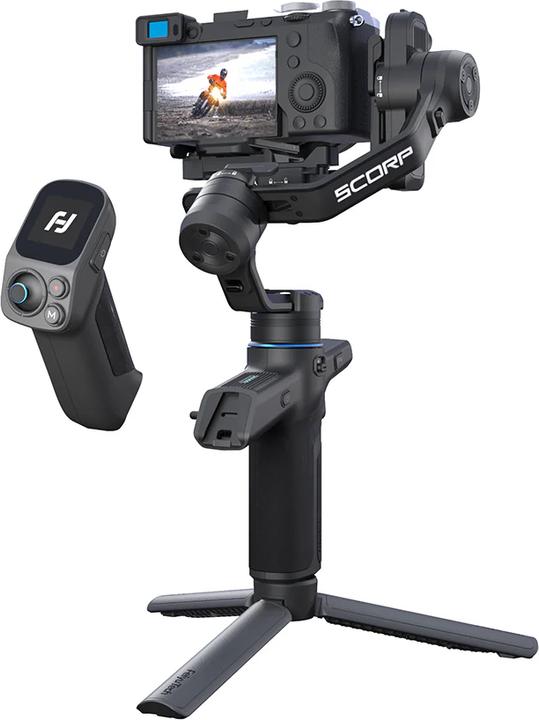 Produktbild FeiYu Tech SCORP-Mini3 Pro Kit 3-Axis Handheld Gimbal for Camera (Smartphone, Spiegelreflexkamera, Systemkamera, 2 kg)