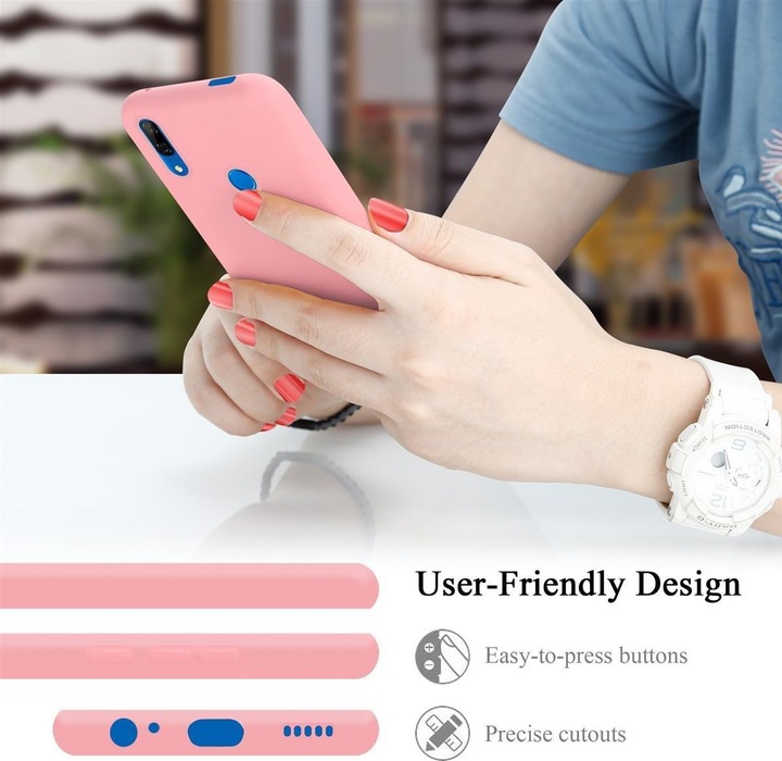 Produktbild Cadorabo TPU Liquid Silicone Case Cover (Huawei P Smart+ (2019))