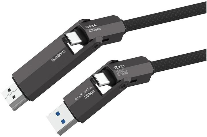 Actual product image 4smarts USB4 HDMI Kabel ComboCord (1.50 m, USB, 2.0)