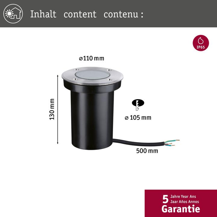 Actual product image Paulmann Floor recessed luminaire (GU10, IP65)
