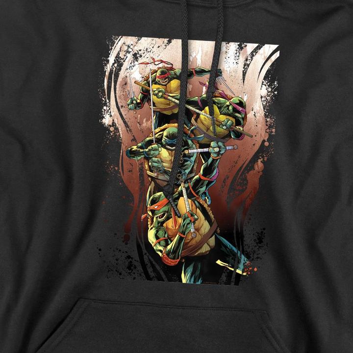 Produktbild Teenage Mutant NT Earthy Rainbow Warriors Kapuzenpullover (S)