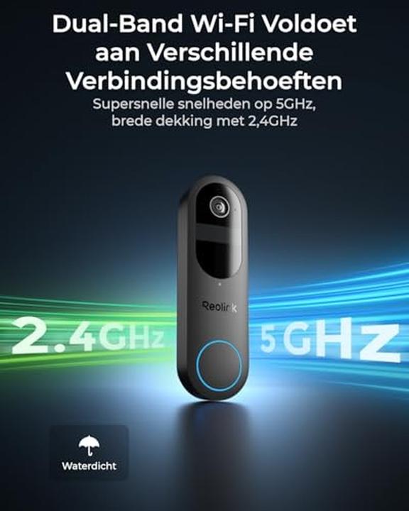 Produktbild Reolink Sonnette vidéo avec hub, 2K Wi-Fi double bande, détection intelligente, sans abonnement