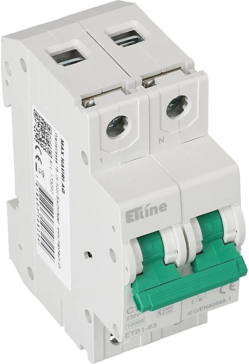 Produktbild Max Hauri Leitungsschutzschalter 1L+N