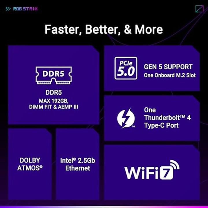Produktbild ASUS ROG STRIX B860-G GAMING WIFI (LGA 1851, Intel B860, mATX)