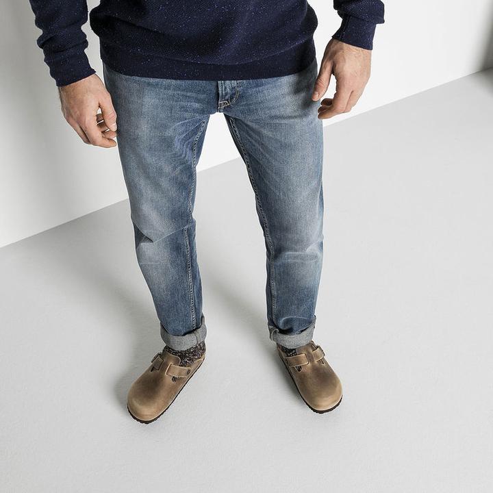 Image du produit Birkenstock Nubuck de Boston huilé en cuir Étroit (37)