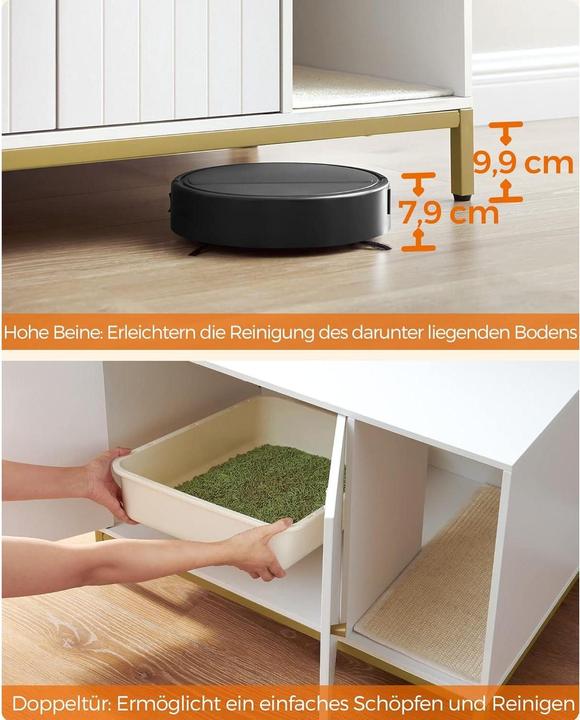 Immagine prodotto Feandrea Casetta per gatti per la lettiera (Lettiera per gatti chiusa)