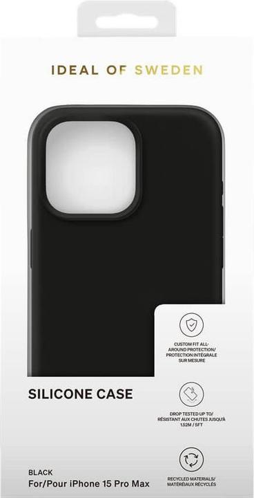 Produktbild iDeal Of Sweden Designer Silicone-Cover Black (Apple iPhone 15 Pro Max)