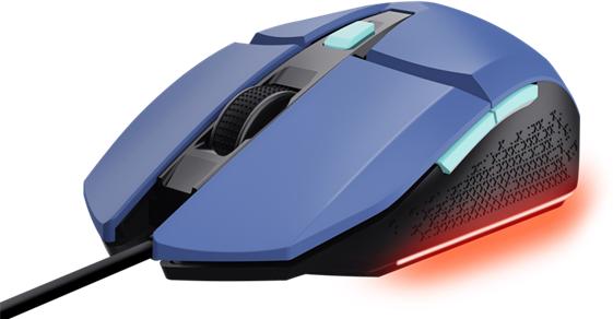 Actual product image Trust Gxt109b Felox Gaming Mouse Blue (Cable)
