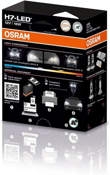 Actual product image Osram Night Breaker Speed LED H4 64193DWNBSP-2HB (H7)