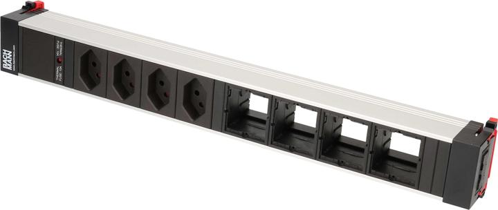 Produktbild Bachmann Steckdosenleiste CONFERENCE, 4x T13, 4x Custom-ABD leer (4x, Typ 13)