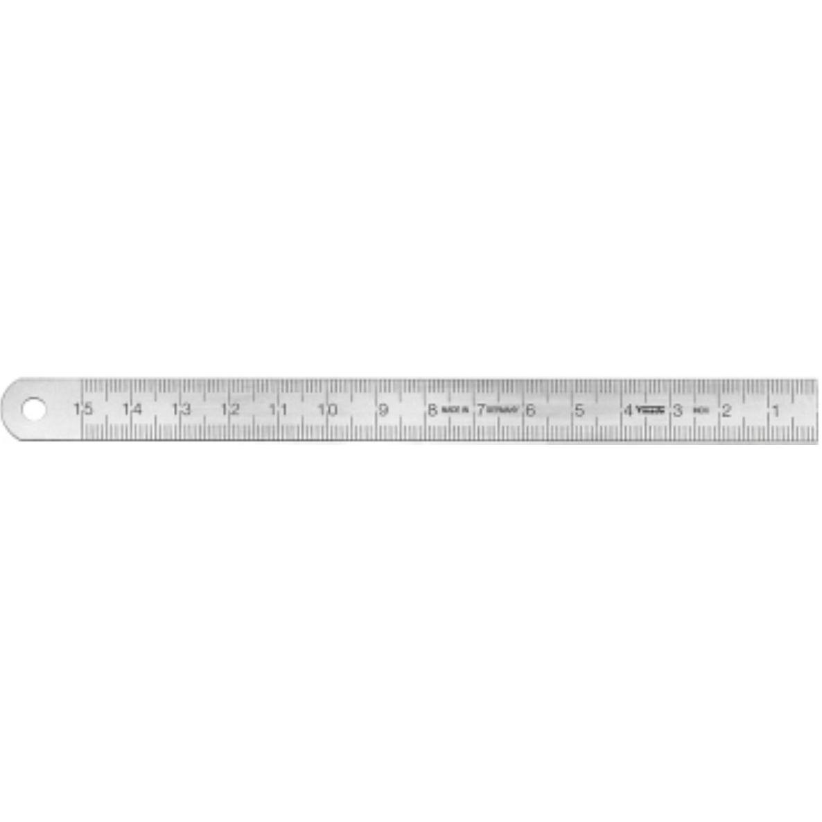 Vogel, Righello, 1011010015 Lineal Edelstahl 150x13x0,5mm Typ A = mm/mm