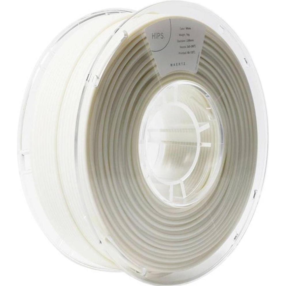 Maertz HIPS White 2.85 mm 800 g (HIPS, 2.85 mm, 800 g, Weiss), 3D Filament, Weiss