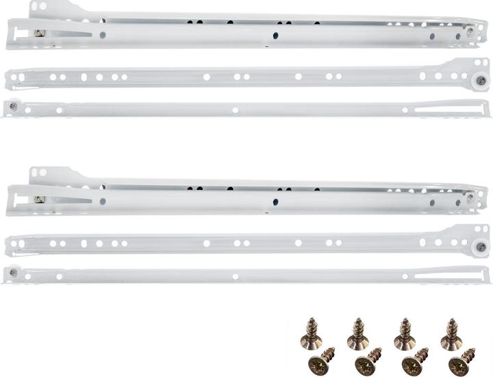 Image du produit Helpmate Rollschubführung 450 mm, Teilauszug, 2 Paar