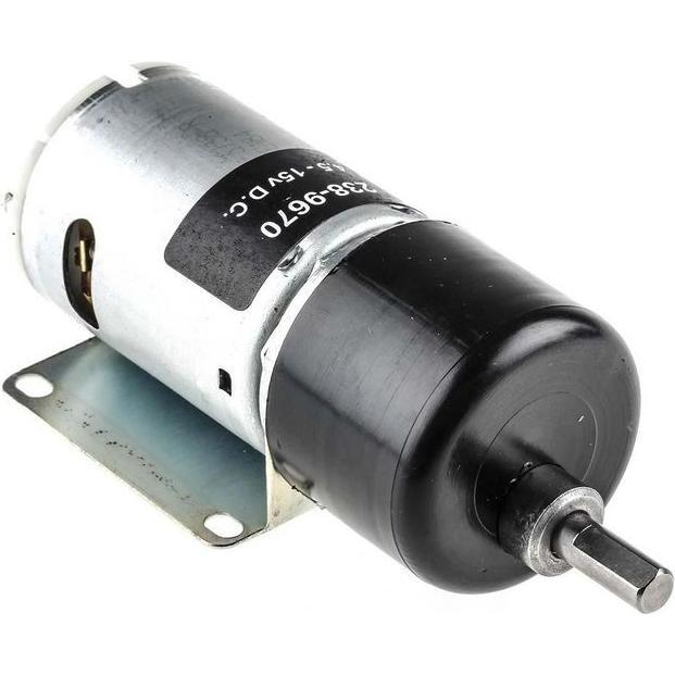 RS PRO, Motore elettrico, Motoriduttore 4.5-15V 40-132rpm