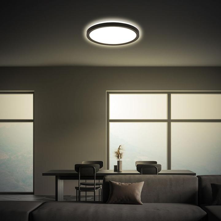 Produktbild Briloner LED Panel, black, 1xLED-Board/16W/1900lm 4000K, on/off, IP20 (1900 lm)