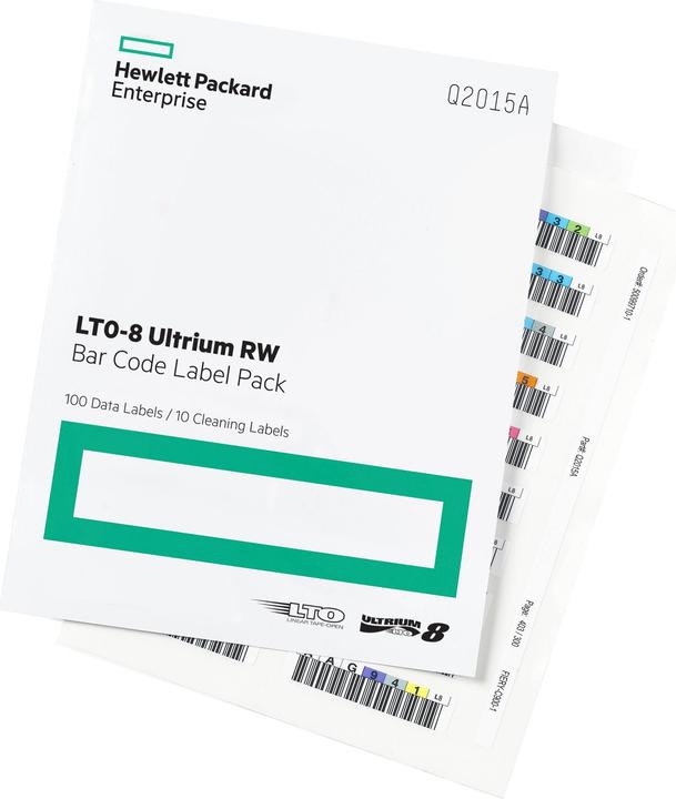HP Lto-8 Ultrium Rw Bar Code Label Pack (LTO)