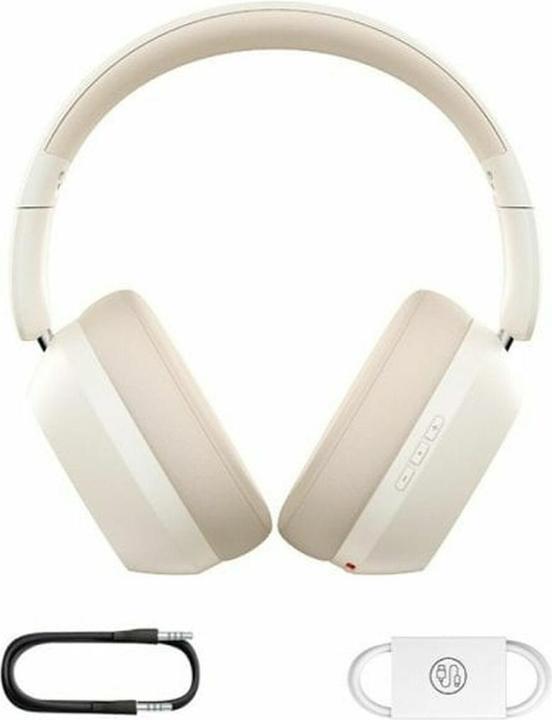 Actual product image Baseus Bass 35 Max Wireless Headphones Stellar White (50 h, Cable, Wireless)
