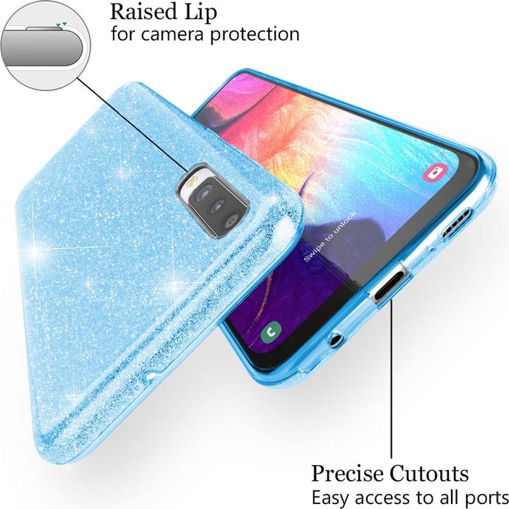 Actual product image Nalia Glitter cover (Samsung Galaxy A50)