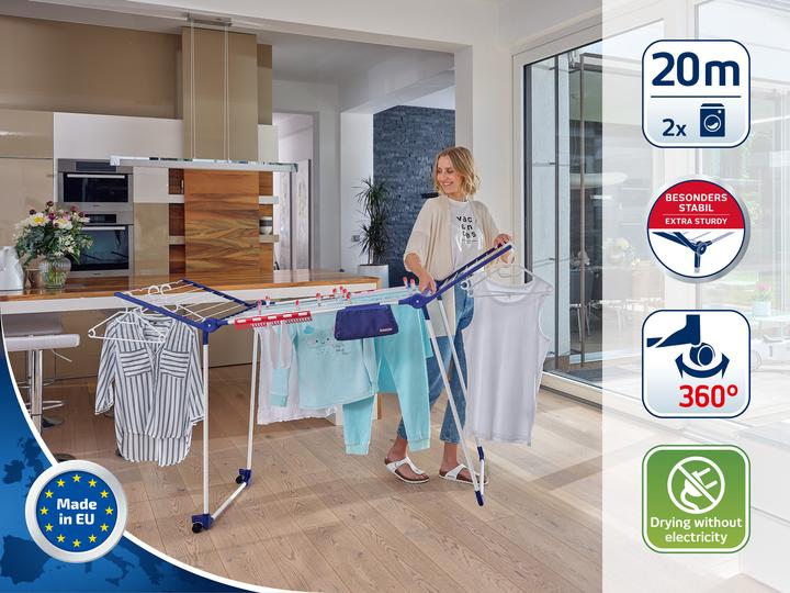 Produktbild Leifheit Standtrockner Pegasus 200 Solid Deluxe Mobile (20 m)
