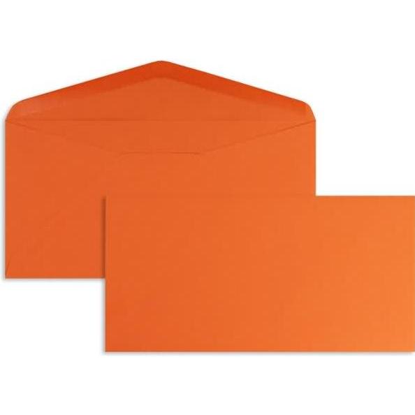 Blanke, Briefumschlag, Briefumschläge DINlang 120g/qm gummiert VE=100 Stück nektarine (110 x 220 mm, 100 x)