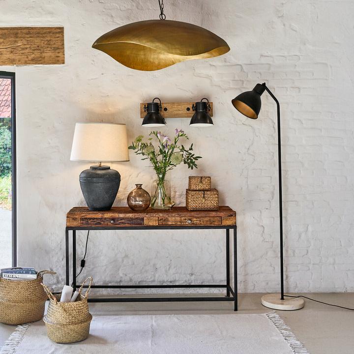 Image du produit Loberon Applique Périgné noir/marron (E27)