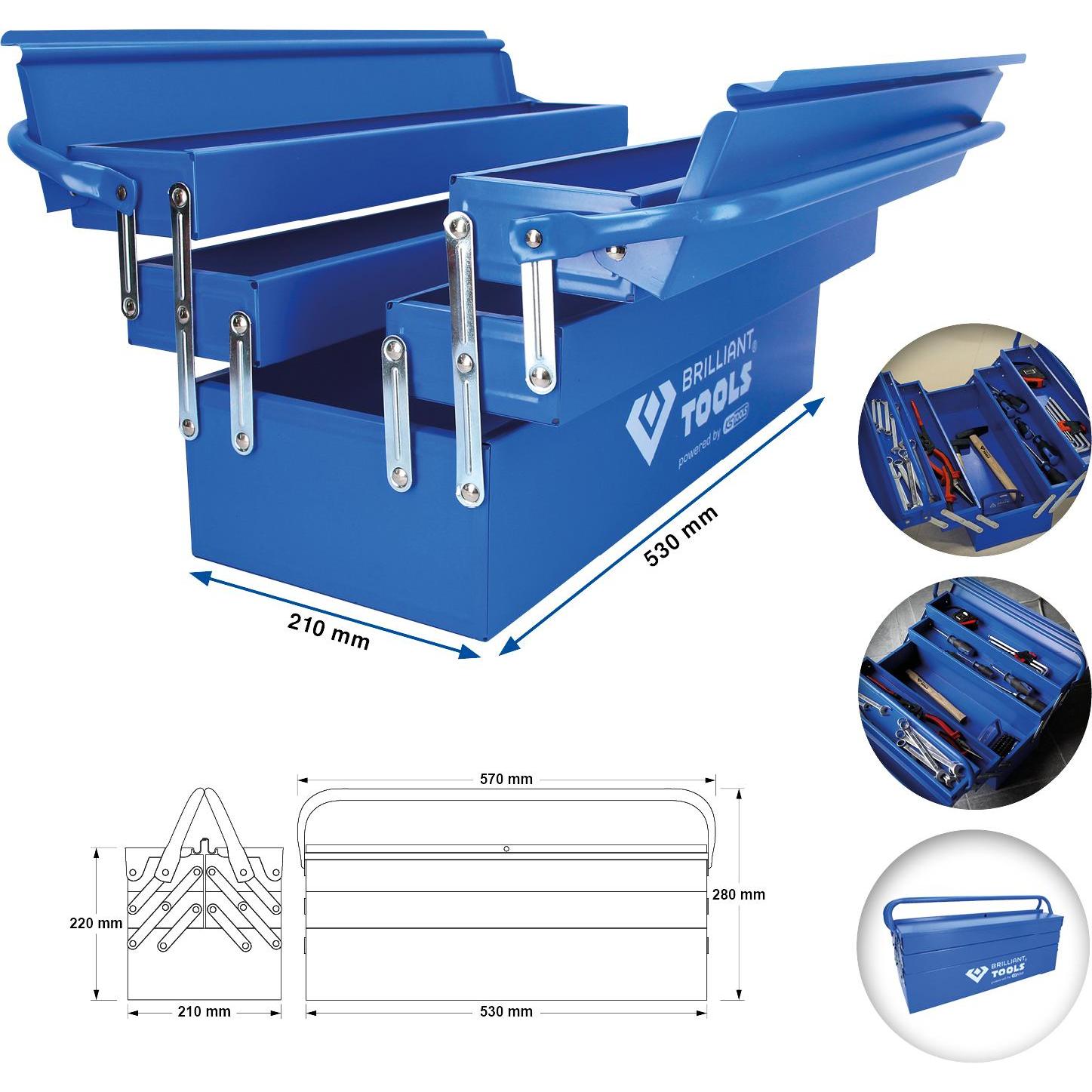 Thumbnail - Brilliant Tools, Werkzeugkoffer, BT150800 (1 Teile)