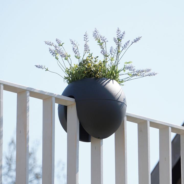 Produktbild Rephorm Balkonblumentopf Bloomball Graphit Ø 30 cm