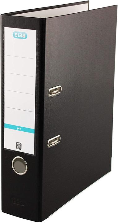 Actual product image Elba Folder smart PP paper, spine width: 80 mm, black DIN A4, cover outside PP (A4, 80 mm, 1 pcs.)